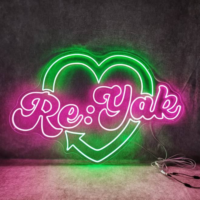 neon sign logo