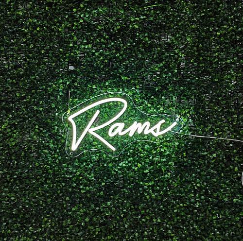 Rams LED Neon Sign