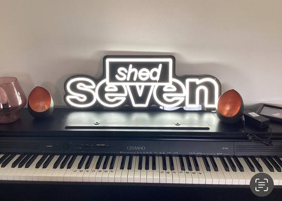 LED Neon Sign with Black Acrylic Backboard