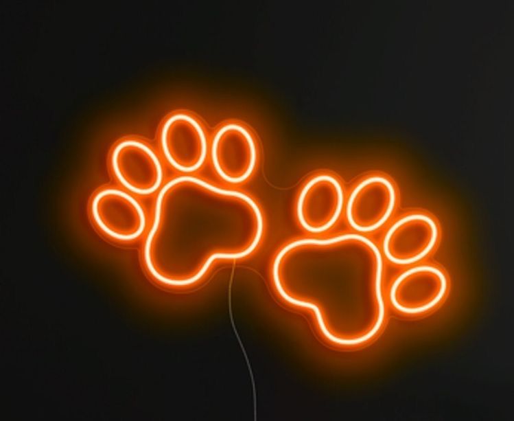 Paws LED Neon Sign