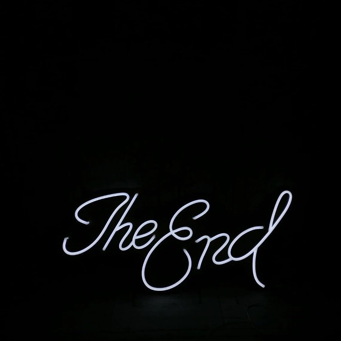 The End LED Neon Sign