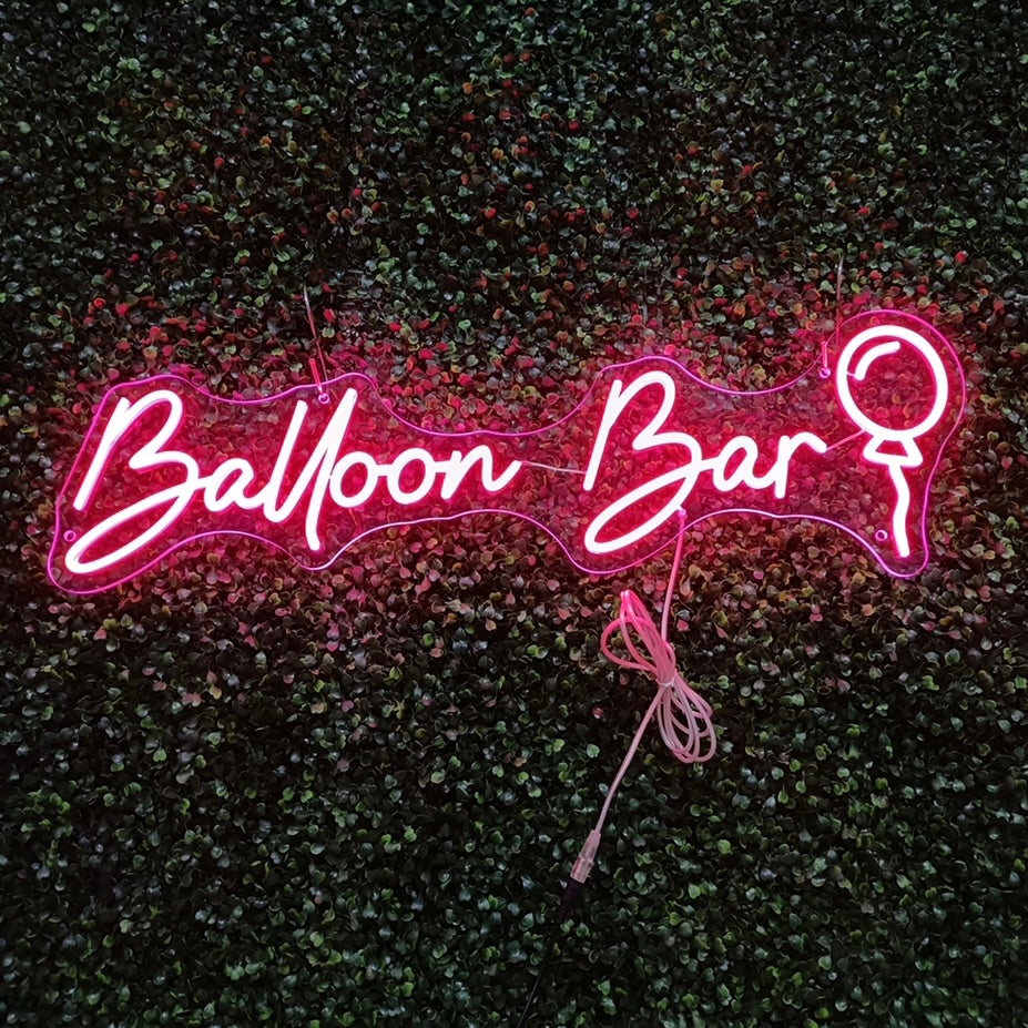 Balloon Bar LED Neon Sign