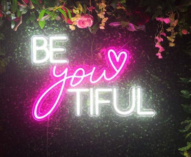 BE you TIFUL LED Neon Sign