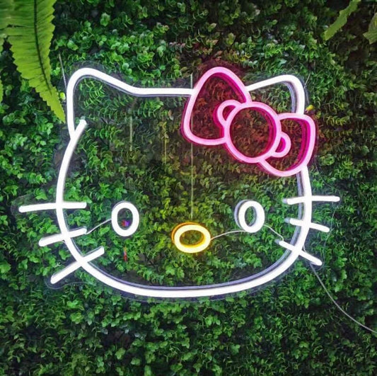 Bonjour Kitty LED Neon Sign