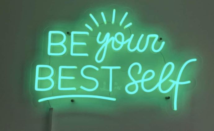 Be your best self LED Neon Sign