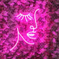 Face Silhouette LED Neon Sign
