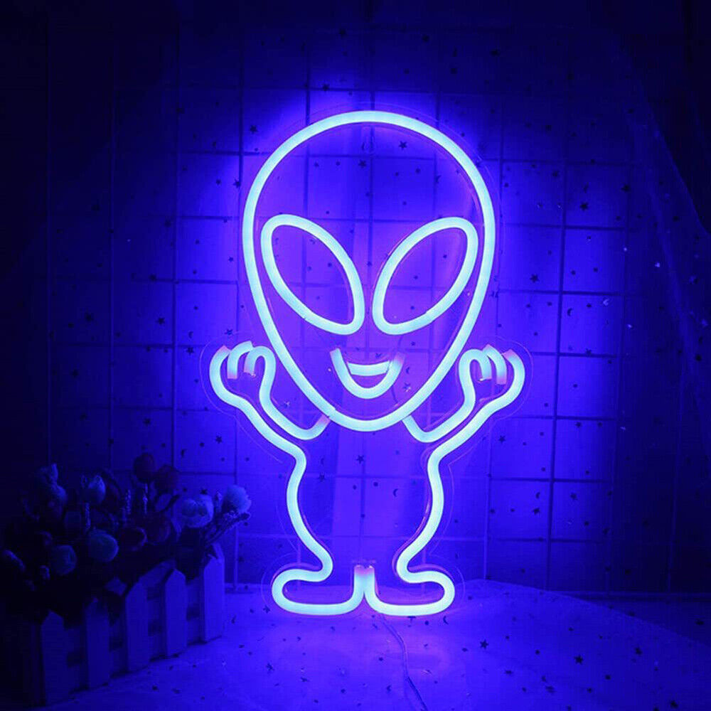 Alien Neon Sign