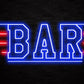 BAR wings Neon Sign