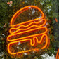 Burger LED Neon Sign