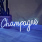 Champagne LED Neon Sign