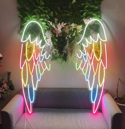 Angel Wings Neon Sign (Pair of 2 Signs)