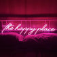 The Happy Place LED Neon Sign