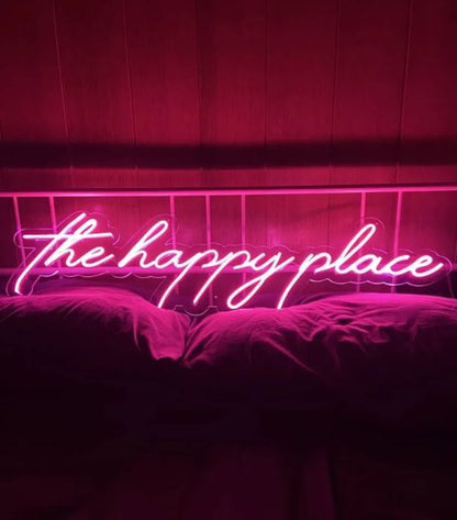 The Happy Place Neon Sign