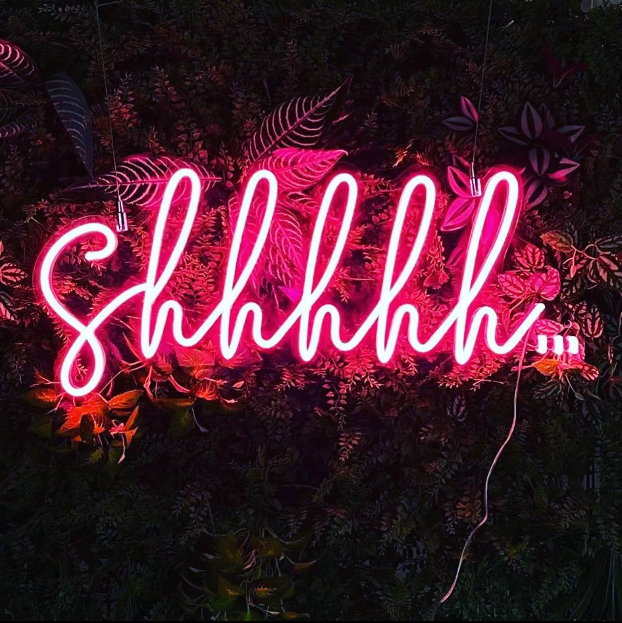 Shhhhh LED Neon Sign