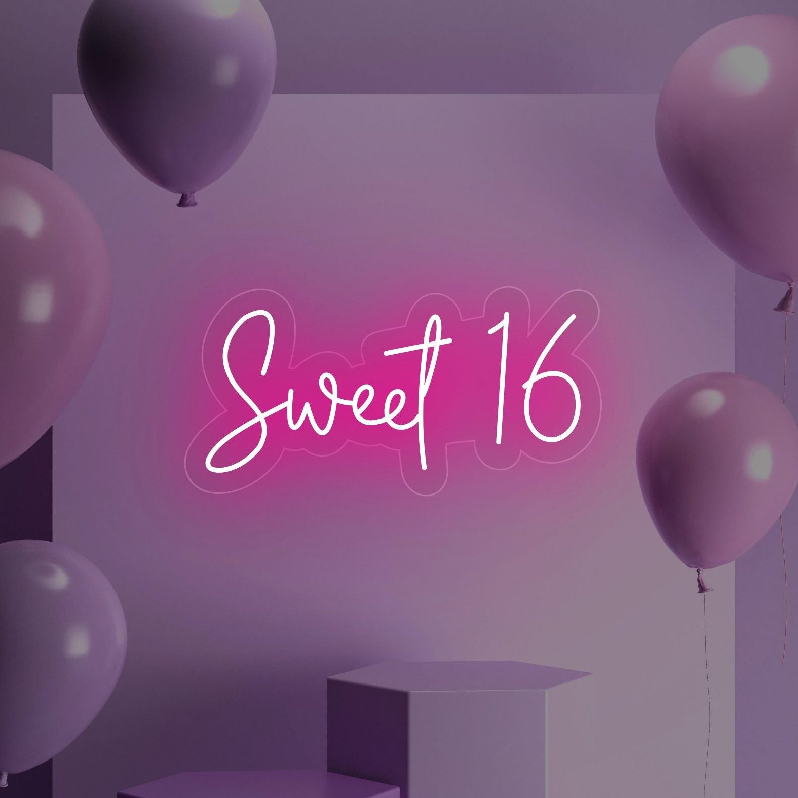 Sweet Sixteen Neon Sign