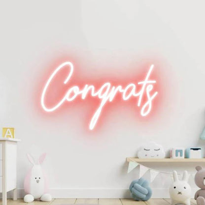 Congrats Neon Sign