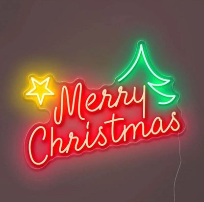 Merry Christmas Neon Sign