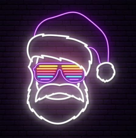Pride Santa LED Neon Sign