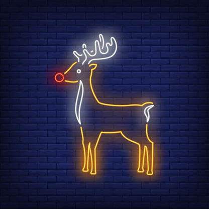 Rudolph Neon Sign