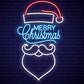 Merry Christmas Santa Neon Sign