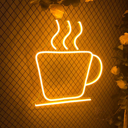 Coffee Cup Neon Sign