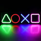 PlayStation Symbols Neon Sign