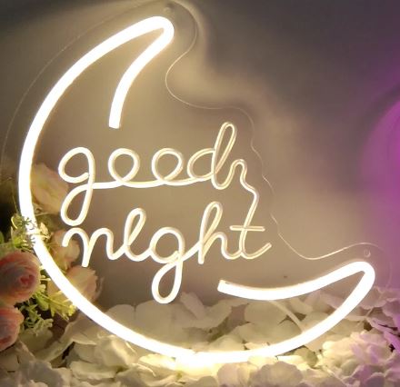 Good Night LED Neon Sign