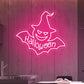 Witch Bat LED Neon Sign