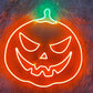 Big Pumpkin LED Neon Sign