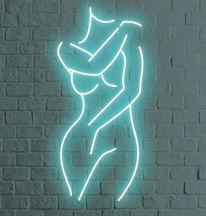 Body Silhouette LED Neon Sign