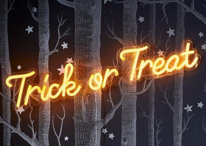 Trick or Treat Neon Sign