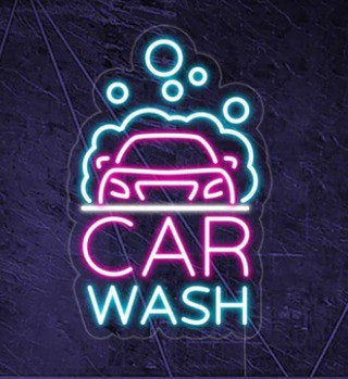 Car Wash LED Neon Sign