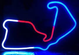 Silverstone Grand Prix Track Neon Sign