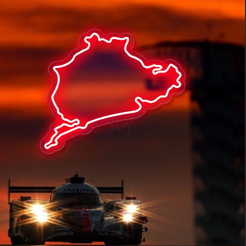 Nuburgring Circuit LED Neon Sign