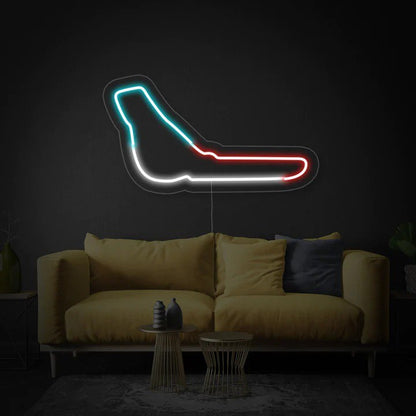 Monza Grand Prix Track Neon Sign