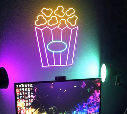 Popcorn Neon Sign