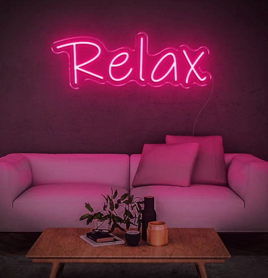 Relax LED Neon Sign