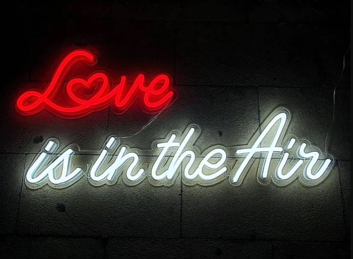 Love is in the Air LED Neon Sign