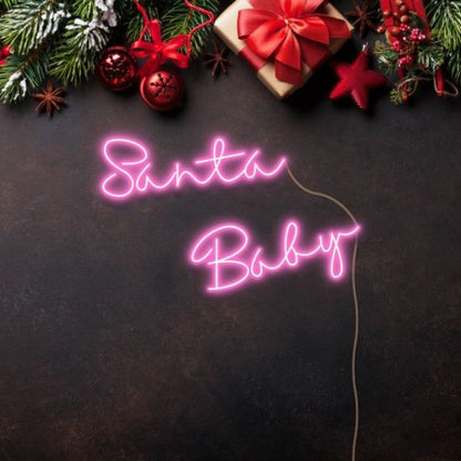 Santa Baby Neon Sign