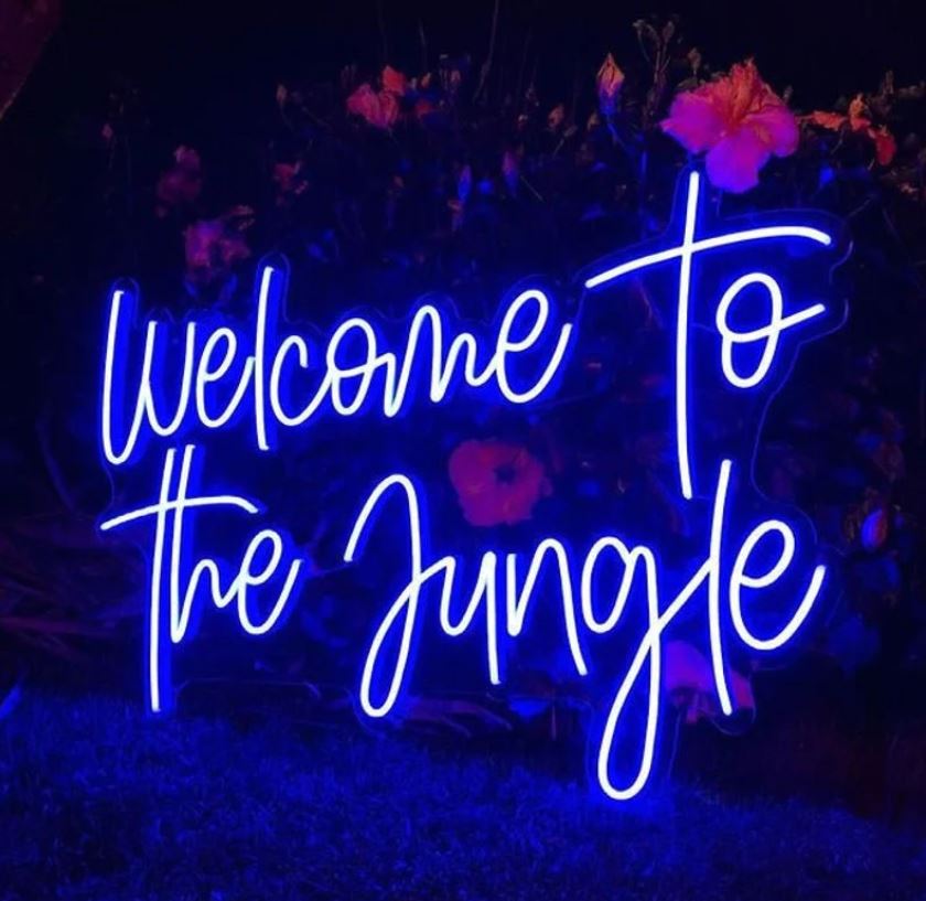 Welcome to the Jungle LED Neon Sign
