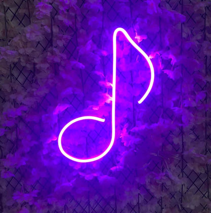 Music note Neon Sign