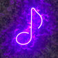 Music note LED Neon Sign