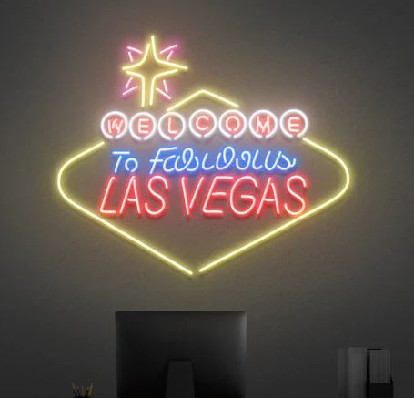 Welcome to Vegas LED Neon Sign
