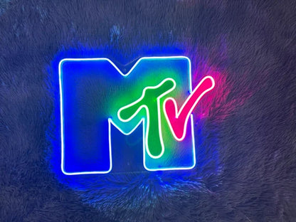 MTV Neon Sign