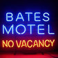 Bates Motel No Vacancy Neon Sign