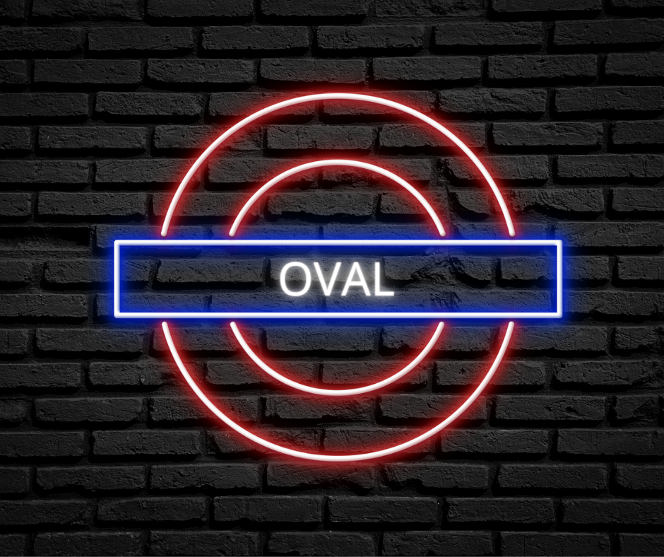 Oval Underground LED Neon Sign