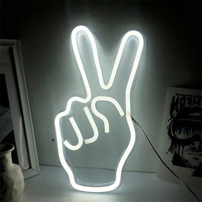 Peace Neon Sign