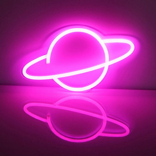 Planet Neon Sign