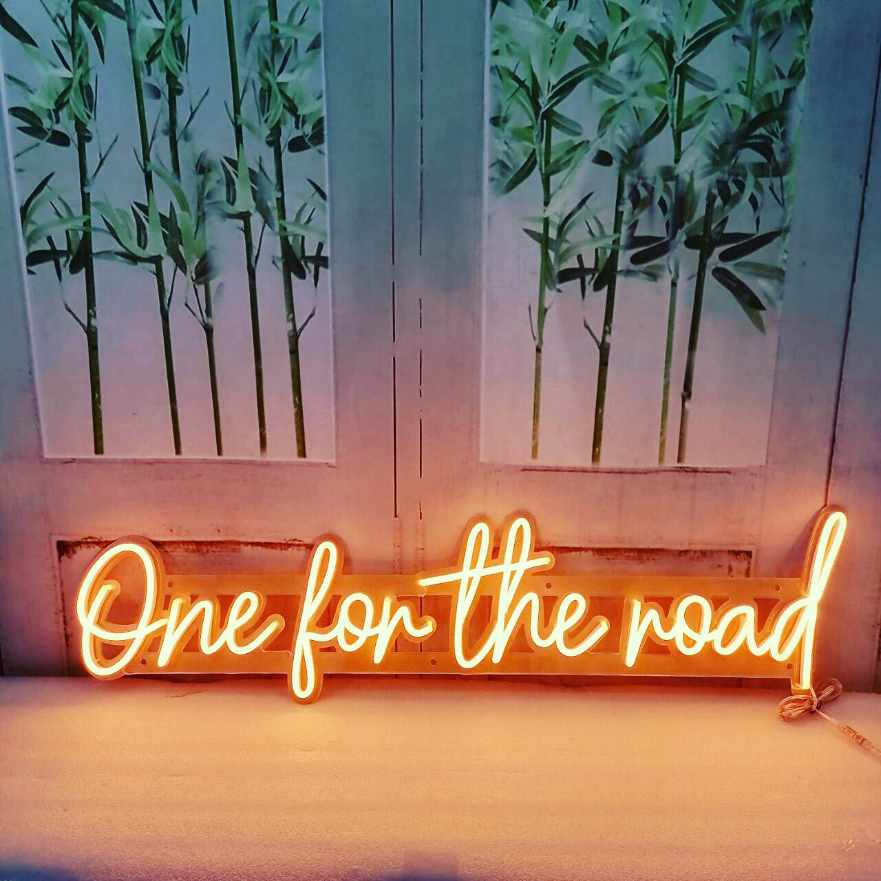 One for the road LED Neon Sign