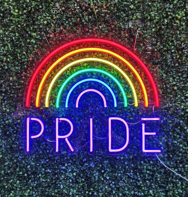 PRIDE rainbow LED Neon Sign